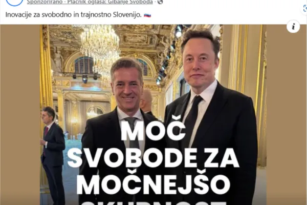 Foto: posnetek zaslona na omrežju Facebook