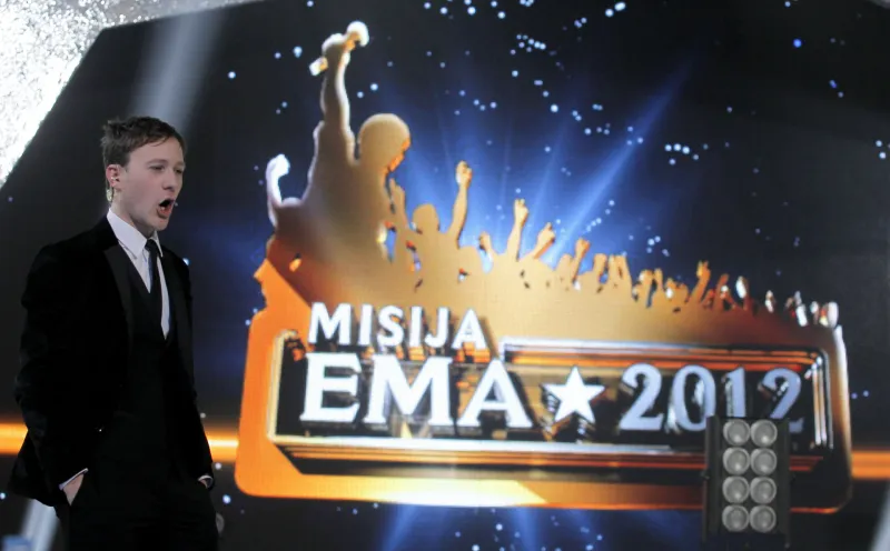 Slakonja med vodenjem oddaje Misija Ema 2012. Foto: STA
