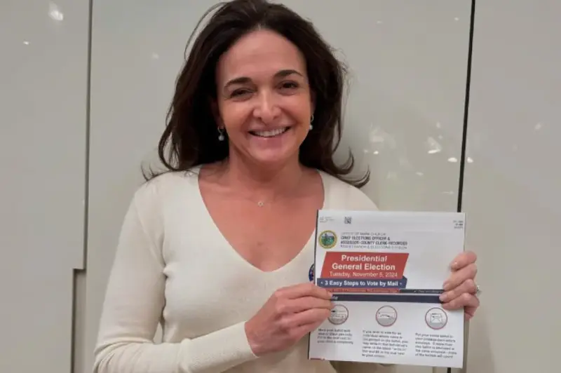 Sheryl Sandberg je pred ameriškimi volitvami odkrito podpirala demokratsko kandidatko Kamalo Harris. Foto: Instagram