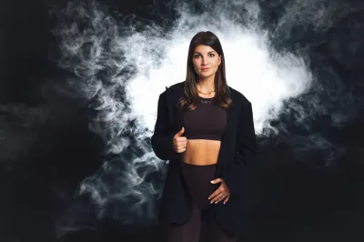 Petra Parovel, vplivnica, ki je ustvarila podjetje SWY, ustvarja milijonske prihodke. Foto: osebni arhiv