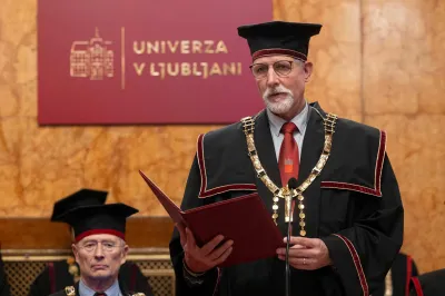 Gregor Majdič se poteguje za vnovičen mandat. Očitajo mu, da v kampanji pritiska na dekane fakultet. Foto: STA