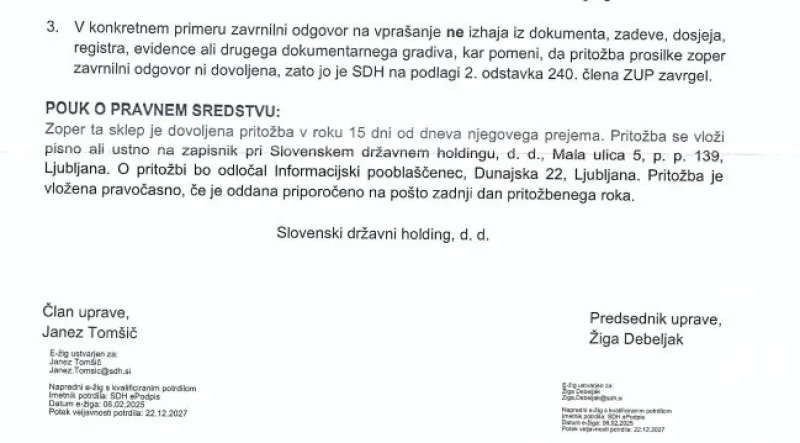 zavrnitev, Uredništvo