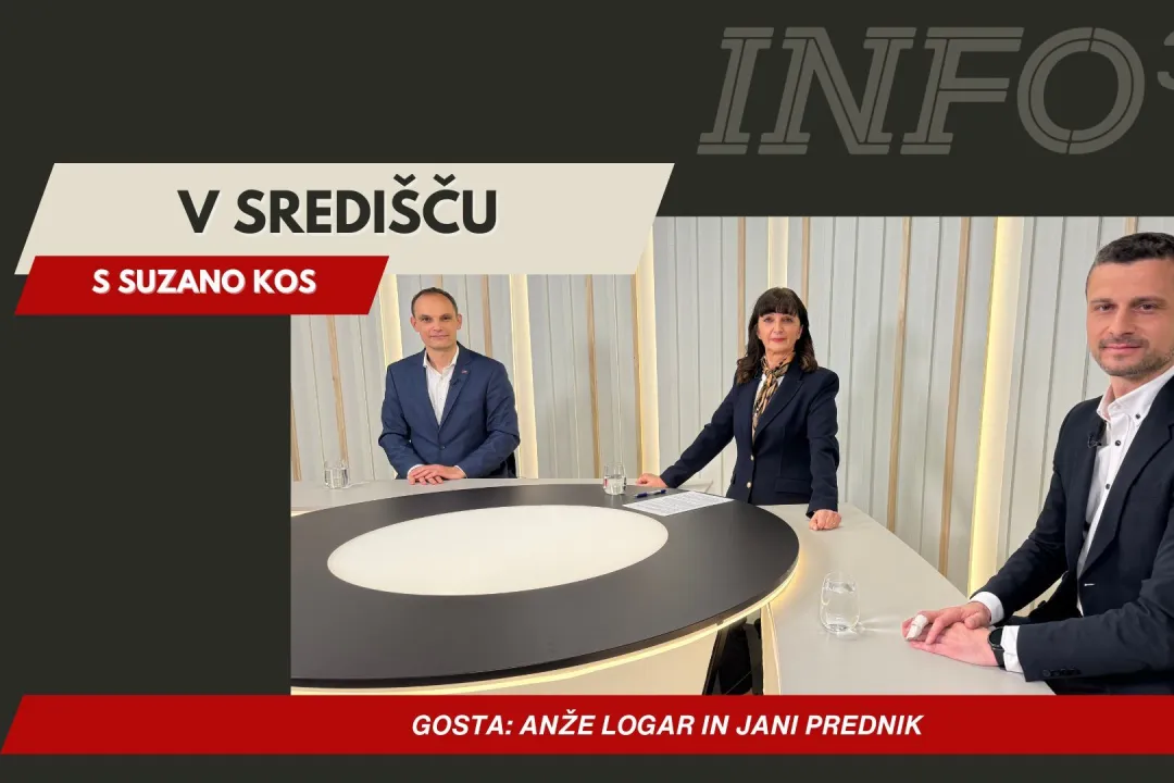 V središču s Suzano Kos tokrat Anže Logar in Jani Prednik