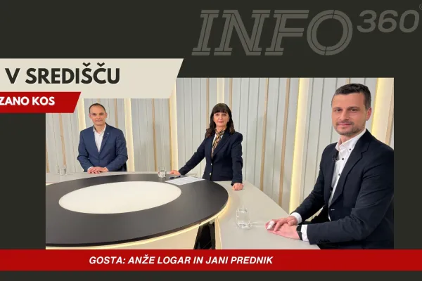 V središču s Suzano Kos tokrat Anže Logar in Jani Prednik