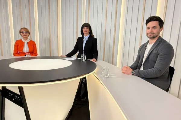 VidaČadonič Špelič, Suzana Kos in Luka Goršek. 