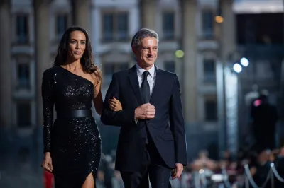 Tina Gaber in Robert Golob Foto: STA