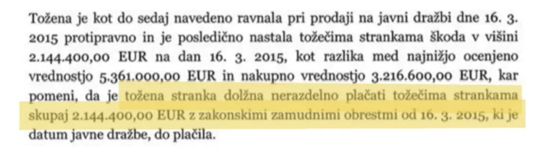 sodba, SDH