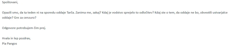 Posnetek zaslona. 