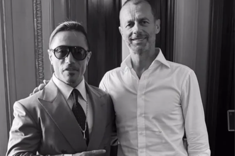 Salt Bae in Aleksander Čeferin