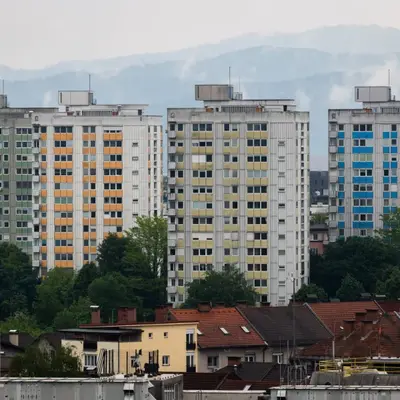 Ljubljana.Stanovanja, nepremicnine, blokovsko naselje. Foto: STA