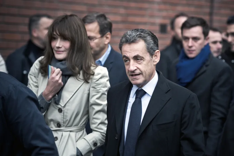 Nicolas Sarkozy s soprogo Carlo Bruni. Foto: STA