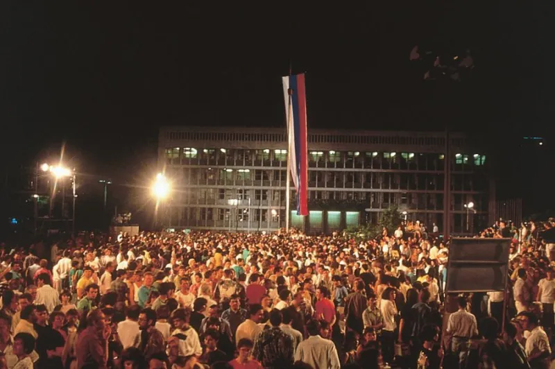 razglasitev neodvisnosti, junij 1991