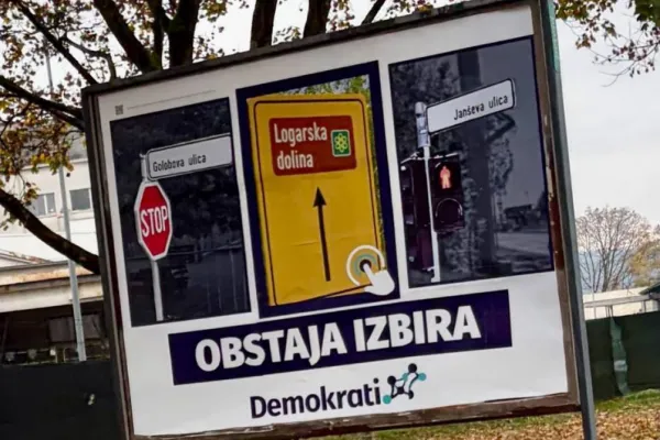 plakat Demokrati, Logar