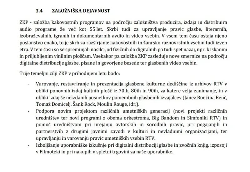 Osnutek PPN za leto 2026, ki bo na mizi 26. novembra. Foto: RTV