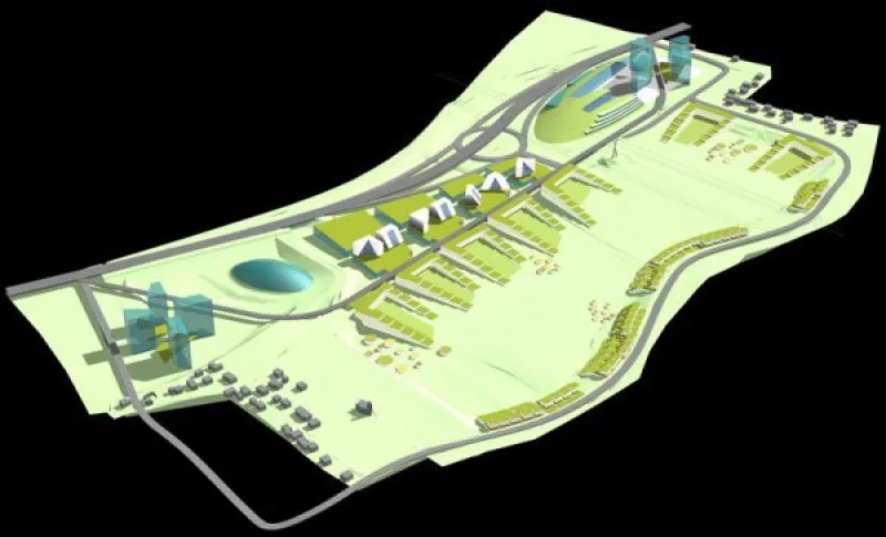 Zmagovalni projekt za Nove Stanežiče iz leta 2005.