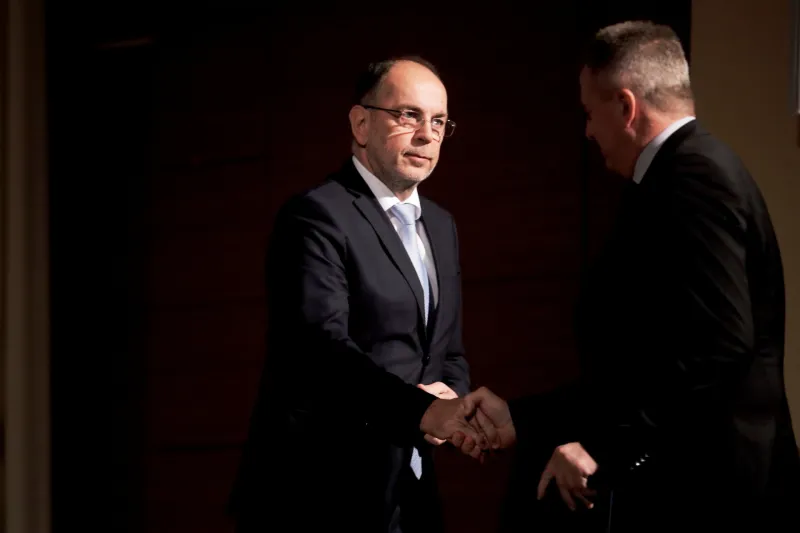 Ljubljana, GH Union.Letna konferenca Slovenskega drzavnega holdinga (SDH).Predsednik uprave SDH Gabrijel Skof.