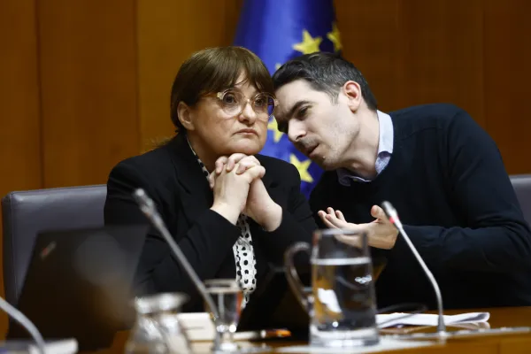 Slovenija, Ljubljana,22.01.2025, 22. januar 2025Ale? Hojs govori na zasli?anju pred parlamentarno komisijo. Tamara Vonta politika Foto: Borut ?ivulovi?/BOBO