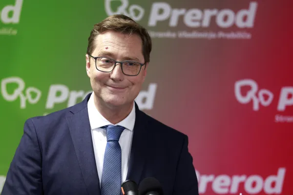 Slovenija,Maribor, 31.01.2026, 31. januar 2026Programska konferenca stranke Prerod,politika, portret, Vladimir PrebiličFoto: Borut Živulović/F.A.Bobo