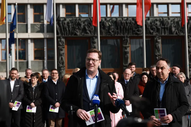 Slovenija, Ljubljana, 21.02.2026, 21. februar 2026Predstavitev kandidatk in kandidatov Preroda - stranka Vladimirja Prebili?a za volitve.Vladimir Prebili? politika strankaFoto:Borut ?ivulovi?/F.A.Bobo