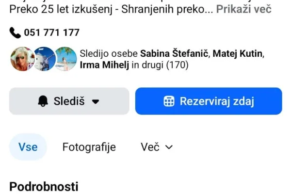 Spletna stran podjetja FH-S.