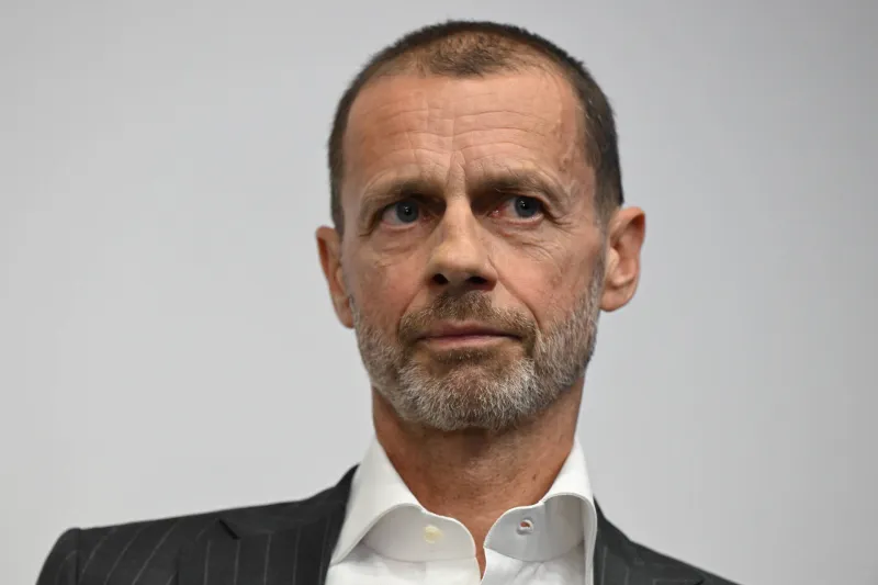 Slovenija, Ljubljana, 14.01.2026, 14 januar 2026Sporto talk s predsednikom Uefe Aleksandrom Čeferinom ter ministrom za gospodarstvo, turizem in &scaron;port Matjažem Hanom o prihodnosti in financiranju slovenskega &scaron;porta. Matjaž Han, Aleksander Čeferin, Tomaž Ambrožič, Dogodek, &scaron;port, gostje, osebnosti v &scaron;portuFoto: Žiga Živulović jr./F.A.Bobo