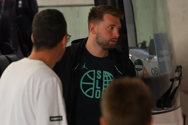 Luka Dončić avgusta 2025 v Ljubljani. Foto: Žiga Živulović jr./F.A.Bobo