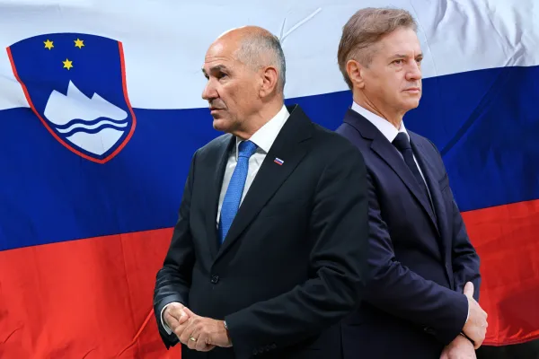 Slovenija, Medvode, 06.01.2026, 6. januar 2026Volitve 2026: Slovenija, Ilustracija volitve, Robert Golob, Janez Jan a,Foto: Anastasia ivulovi /F.A.Bobo