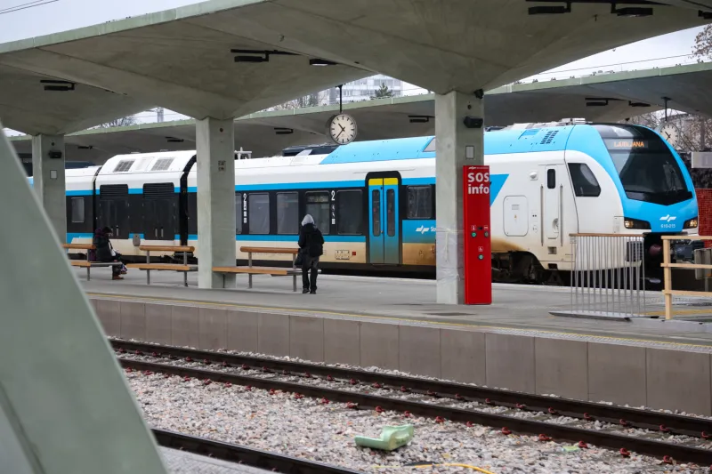 Slovenija,Ljubljana,05.02.2026, 05.Februar 2026Želežni&scaron;ka postaja Ljubljana, promet, vlak, posel,Foto: Marko Vavpotic/F.A.Bobo