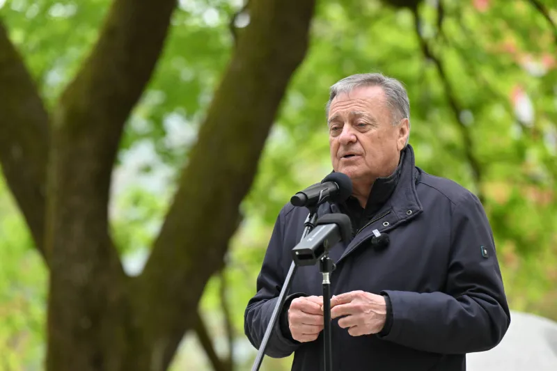 Slovenija, Ljubljana, 13.04.2026, 13. april 2026Odprtje prenovljenega Bloudkovega parka v Tivoliju. Ljubljanski župan Zoran Janković, gostje, &scaron;portniki, rekreacija, Foto: Žiga Živulović jr./F.A.Bobo