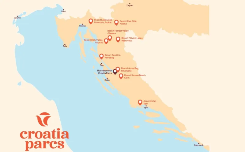 Lokacije, na katerih je napovedal investicije. Foto: Croatia parcs
