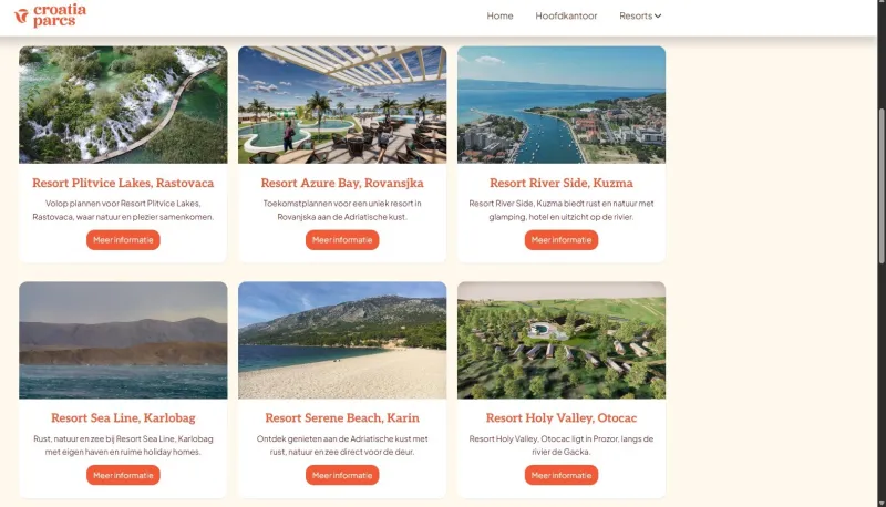 Lokacije, na katerih je napovedal investicije. Foto: Croatia parcs
