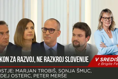 V središču
