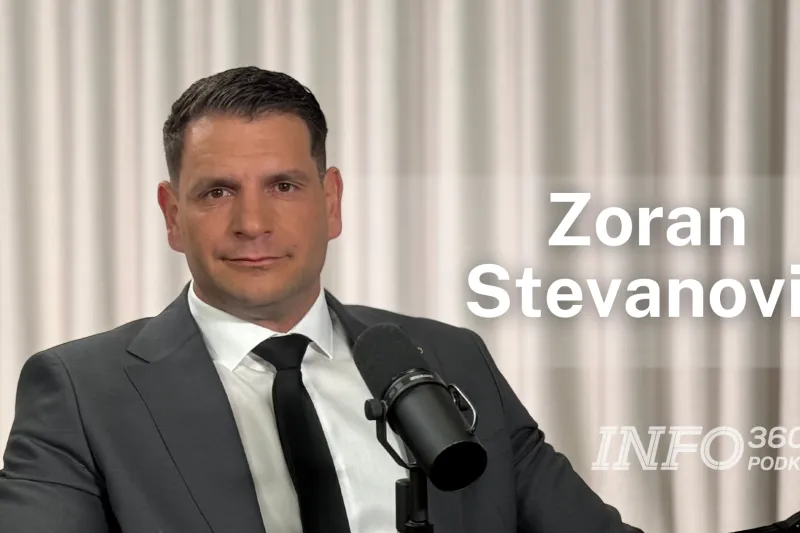 Zoran Stevanović je bil tokratni gost v Podkastu Info360. Foto: Uredni&scaron;tvo