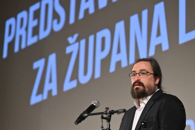 Jasmin Feratović je napovedal, da bo kandidiral za župana Ljubljane. Foto: Žiga Živulović jr./F.A.Bobo