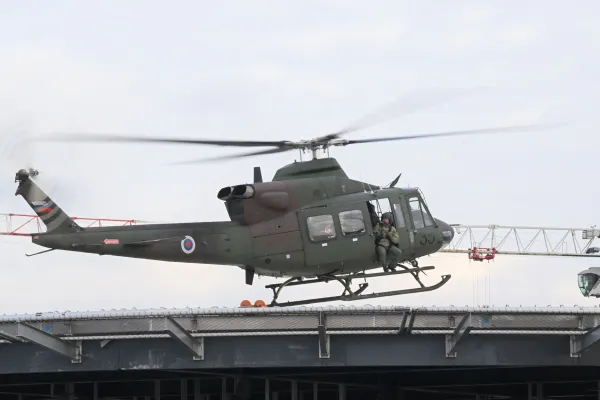 Helikopter na intervenciji. Foto: Žiga Živulović jr./F.A.Bobo
