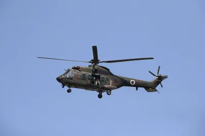 Slovenija, Brnik,12.06.2019, 12.junij 2019Helikopter Slovenske vojske, Cougar, letenje, pilot, Foto: Borut Zivulovic/Bobo