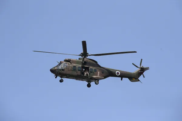 Slovenija, Brnik,12.06.2019, 12.junij 2019Helikopter Slovenske vojske, Cougar, letenje, pilot, Foto: Borut Zivulovic/Bobo