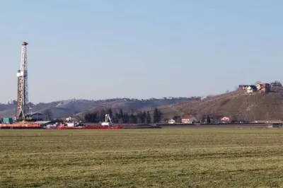 Britanski družbi sta imeli v Peti&scaron;ovcih (na sliki) namen izvajati fracking, a sta pogoreli tudi na arbitraži. Foto: Focus/Friends of the Earth Europe
