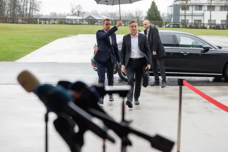 Brdo pri Kranju, Kongresni center Brdo..Koalicijski vrh..Predsednik vlade Robert Golob..FotoNeboj&scaron;a Tejić/STA