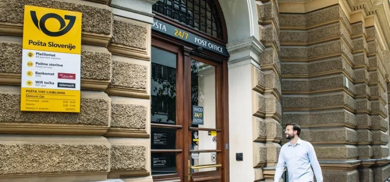 po&scaron;ta, Ljubljana