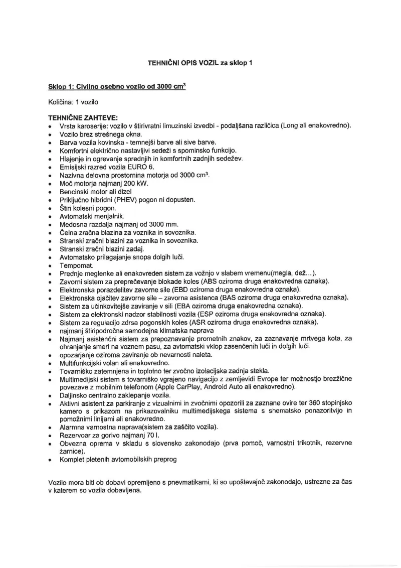 MNZ razpisna dokumentacija