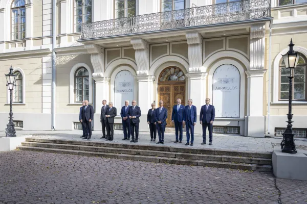 Predsednica Republike Slovenije Nata&scaron;a Pirc Musar se je udeležila letnega srečanja predsednikov držav skupine Arraiolos, ki je letos potekalo v Talinu.Foto: Matjaž Klemenc/UPRS