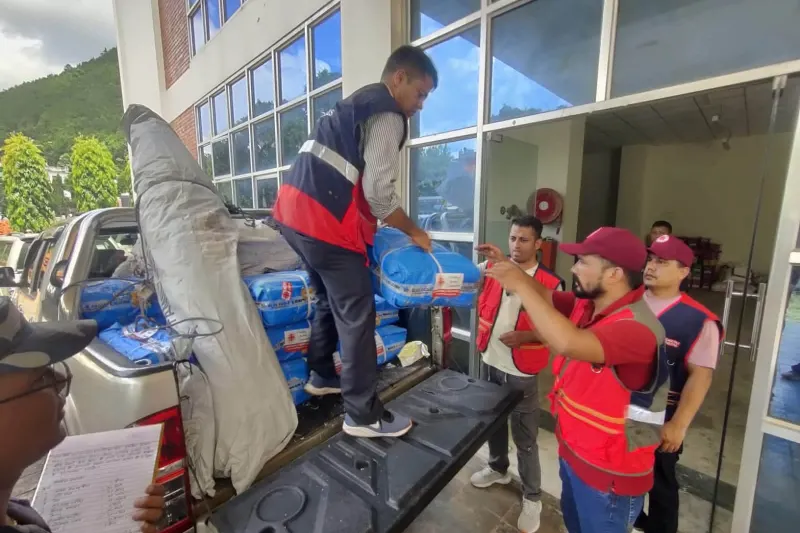 Pomoč Karitasa prizadetim v Nepalu. Foto: Slovenska karitas