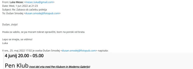 vabilo, Smodej_Uranjek