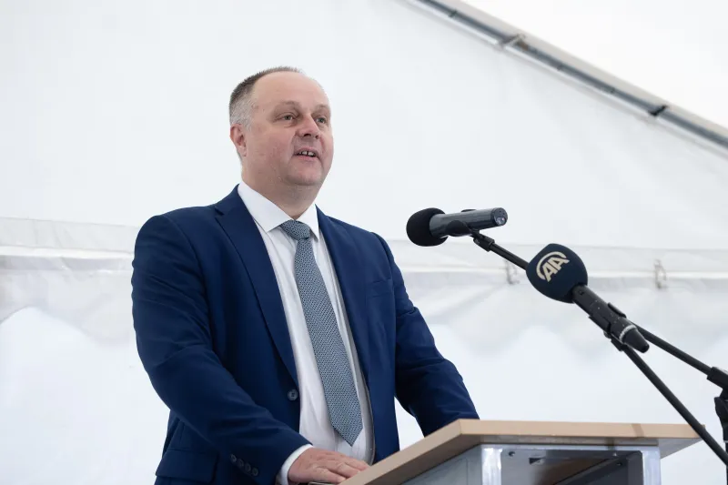 Odprtje nove poslovne zgradbe podjetja PeK Automotive ter ogled novih poslovnih in proizvodnih prostorov.Mikhail KostkinFoto: STA