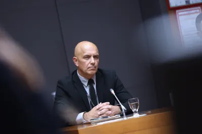 Slovenija Ljubljana, 23.10.2023 23. Oktober 2023 Bo&scaron;tjan Lindav govori pred preiskovalno komisijo DZ., Bo&scaron;tjan LindavFoto:Bobo