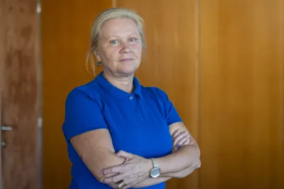 Ljubljana, RTV.Intervju s predsednico uprave RTV Slovenija Natalijo Gorscak.Foto: STA